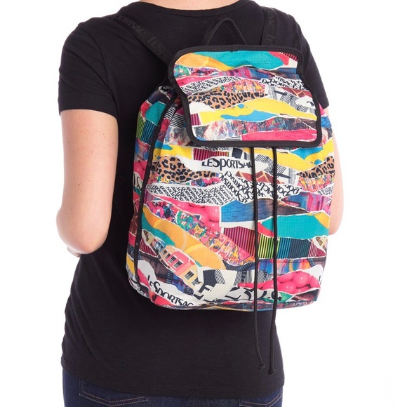 Lesportsac Handbags - LeSportsac NWT Gabrielle Backpack In Y2K College